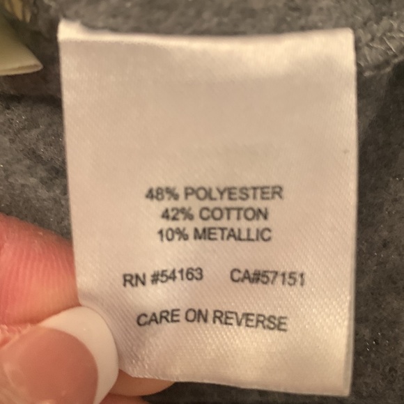 🆕OKC🏀THUNDER Gray Sparkly Sweatshirt Size Small Womens l🏀nba4her - Picture 9 of 13